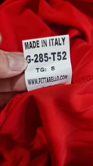 Gonna lunga rossa asimmetrica