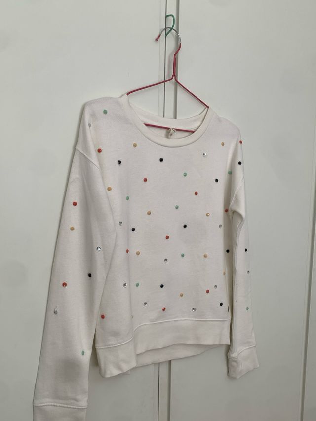 Jersey CKS niña talla 14, multicolor