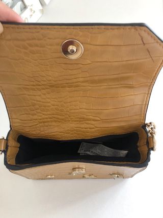 Bolso bandolera dorado