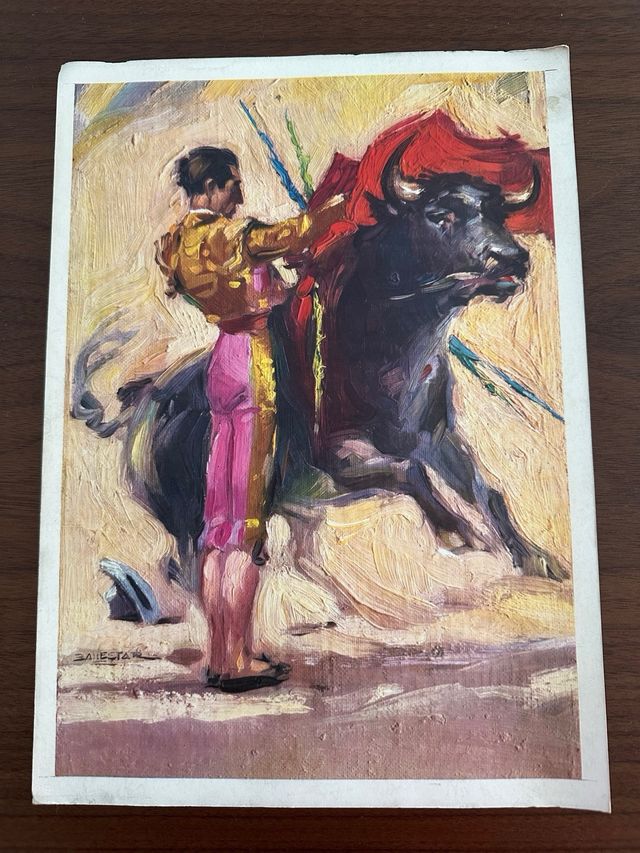 LÁMINAS TAUROMAQUIA DEL CARTELISTA BALLESTAR