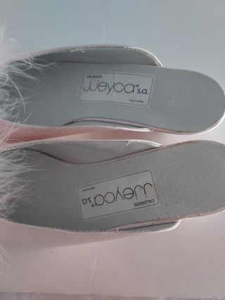 Zuecos Jueyoa blancos - Talla 38.