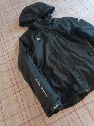 Anorak negro unisex talla S