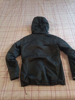 Anorak negro unisex talla S