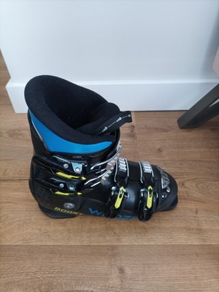 Botas Esquí niño talla 22.5 + Esquís 117 cm