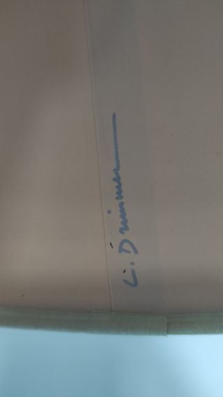 Lampada comodino conparalume in stoffa