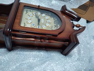 Reloj Pared Madera Antiguo