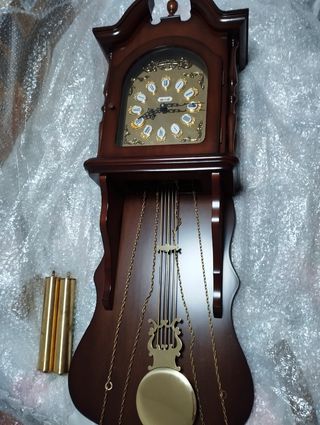 Reloj Pared Madera Antiguo