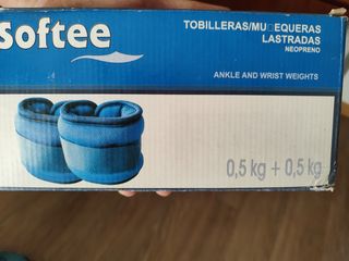 Tobilleras lastres Softee 0,5kg