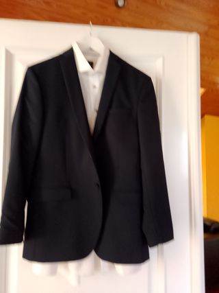 Traje caballero azul oscuro