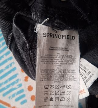 Pantalones Springfield negros
