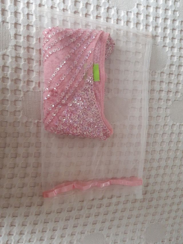 Top lentejuelas rosa