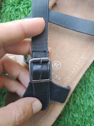 Sandalias negras Mary Paz - Talla 38