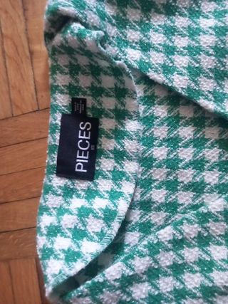 Chaleco PIECES verde XS