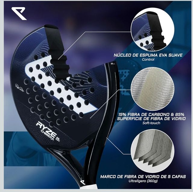 Pala pádel nueva + funda