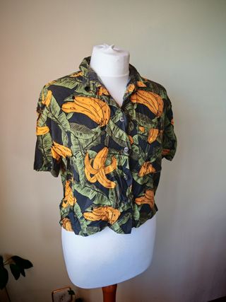 Camisa crop bananas 🍌