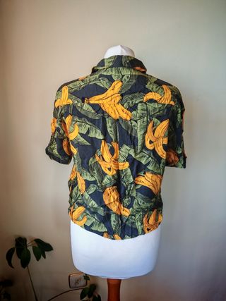 Camisa crop bananas 🍌