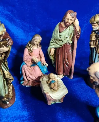 Belén, pesebre religioso,navideño que es 6 figuras