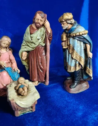 Belén, pesebre religioso,navideño que es 6 figuras