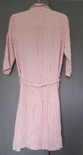 Vestido rayas rojas - L