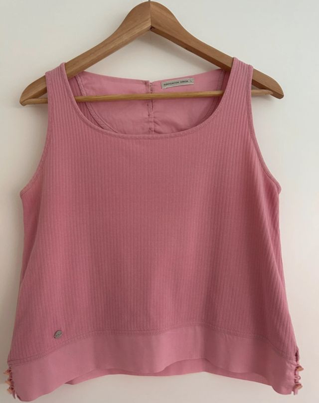 Chaqueta rosa Purificación García