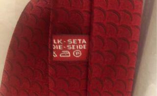 Corbata de seda roja Salvatore Ferragamo