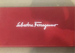 Corbata de seda roja Salvatore Ferragamo