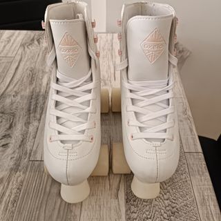 Patines Oxelo niña, blancos Talla 36