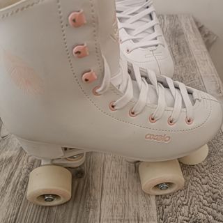 Patines Oxelo niña, blancos Talla 36