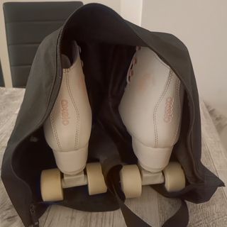 Patines Oxelo niña, blancos Talla 36