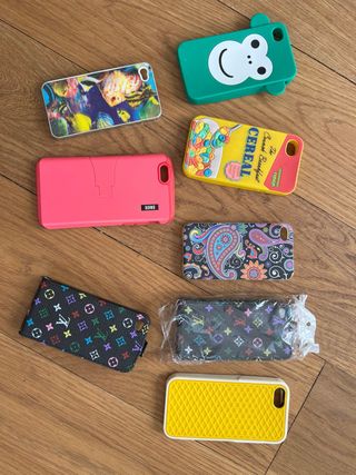 Fundas iPhone 5/5S 6/8- Variadas marcas..vans/etc
