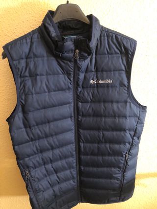 Chaleco Columbia Hombre M Azul