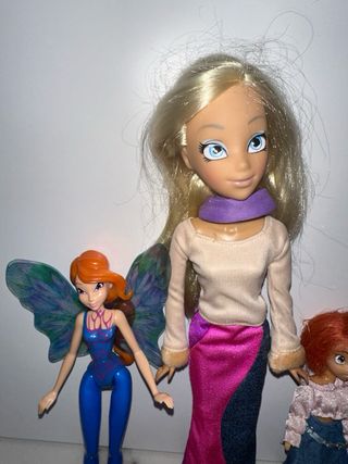 Muñecas Winx y Witch - 4 piezas