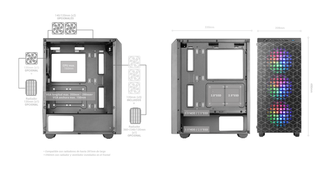 Mars Gaming MC Mag - Torre PC