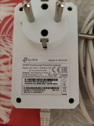 TP-Link AV600 - Kit de inicio de línea eléctrica