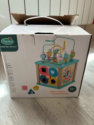 Cubo Actividades Bebé - Madera