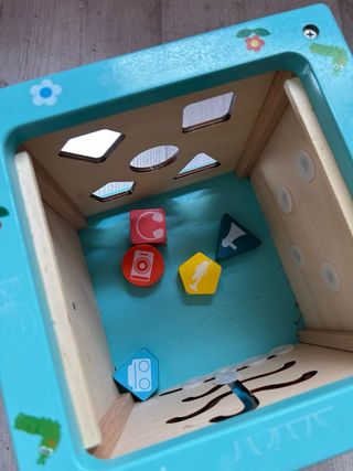 Cubo Actividades Bebé - Madera