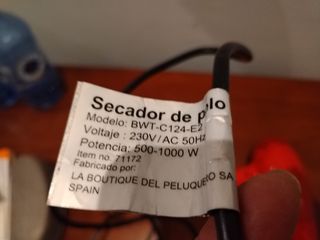 Secador pelo viaje Bettacolor rojo