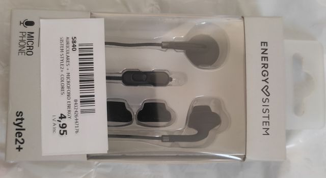 Auriculares Energy Sistem amarillos