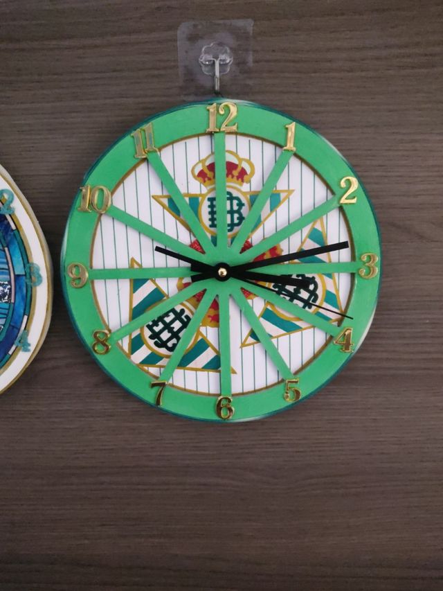 Betis Reloj de Pared Decorativo y personalizables