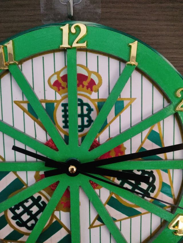 Betis Reloj de Pared Decorativo y personalizables