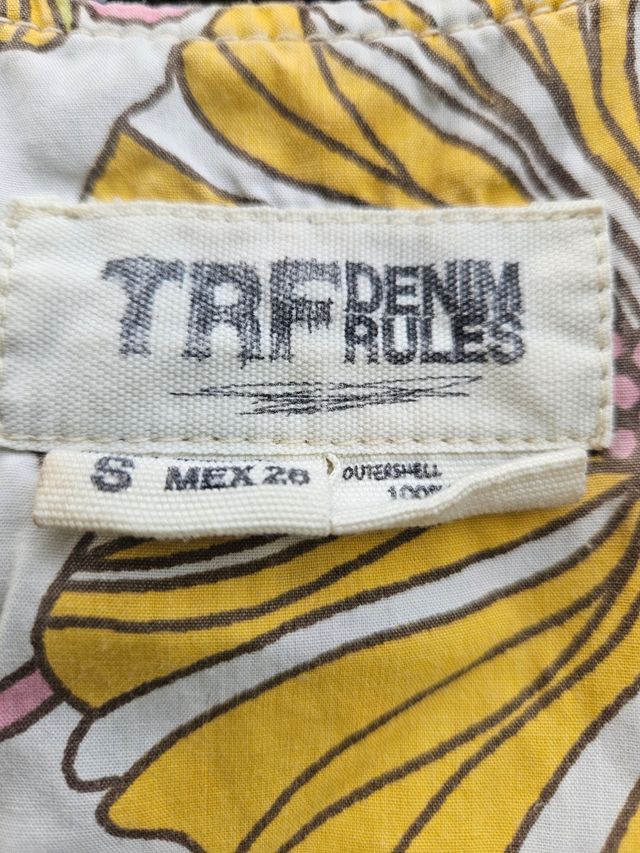 Salopette Jeans TRF Denim S, fiori