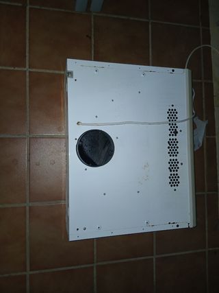 Campana extractora blanca