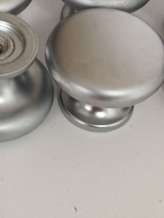 8 pomos tirador plata mate