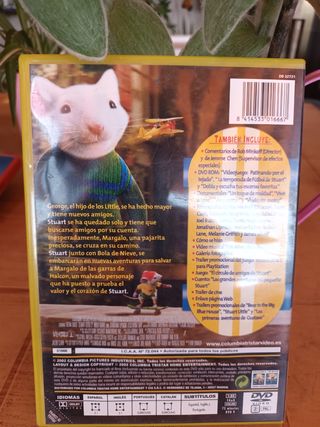 DVD de Stuart Little 2 precio 2 €.