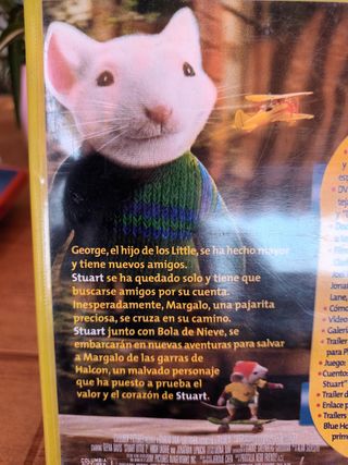 DVD de Stuart Little 2 precio 2 €.