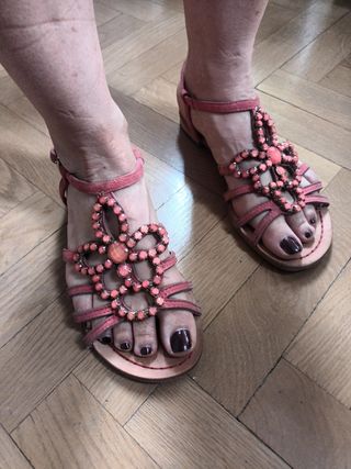 Sandalias Geox rosa coral