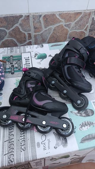 Patines en linea Oxelo y protecciones