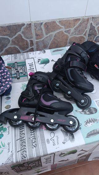 Patines en linea Oxelo y protecciones