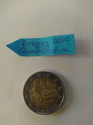 Moneda 2€ Bremen 2010