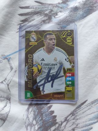 Mbappé Balón Oro Adrenalyn XL 24-25.